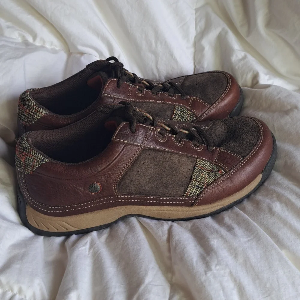Taos Joyce Women's Brown Leather Suede Shoes Size 7 - Picture 3 of 8